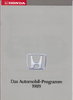 Prospekt Honda Programm 1989