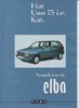Prospekt Fiat Uno Elba 1987