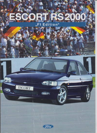 Ford Escort RS 2000 F1 Edition 1996 Archiv