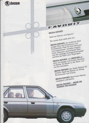 Skoda Favorit - genial