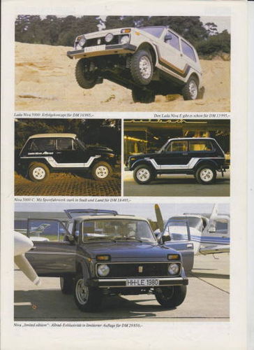 Lada Niva E und limited Edition