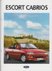 Broschüre Ford Escort Cabrio 9/92