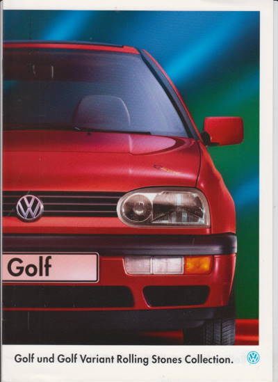 VW Golf Sondermodell Rolling Stones 4/ 1995