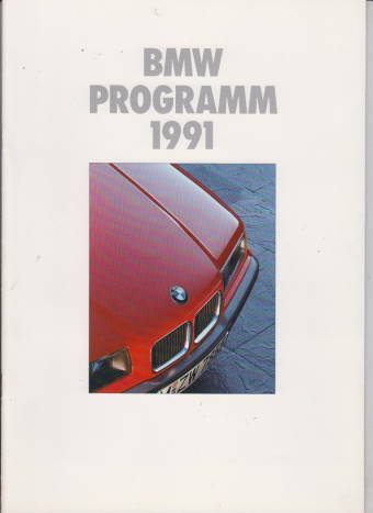 BMW Gesamtprogramm 1990