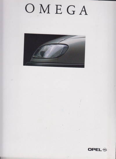 Großformat Opel Omega Prospekt 1994