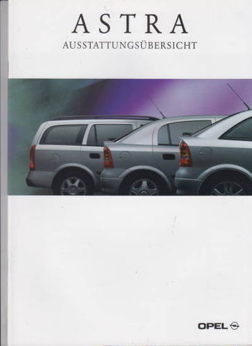 Opel Astra Ausstattungen 3 -  1998
