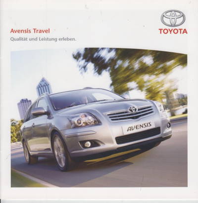 urlaub Toyota Avensis Travel 2007