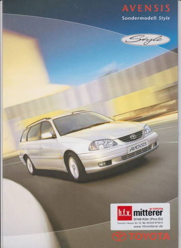 Toyota Avensis Style 2002