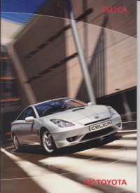 Toyota Celica 2002 Broschüre