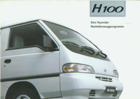 Hyundai H 100 Autoprospekte