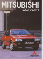 Mitsubishi Cordia Autoprospekte