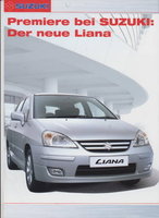 Suzuki Liana Autoprospekte