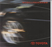 Toyota PKW Programm Autoprospekte