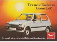 Daihatsu Cuore Autoprospekte