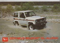 Daihatsu Wildcat Autoprospekte