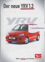 Daihatsu YRV Autoprospekte