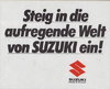 Kultig: Suzuki PKW Programm 1981