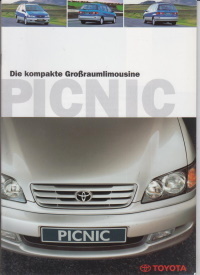 Innenraum: Toyota Picnic 1997