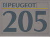 Lückenspringer: Peugeot 205  1991