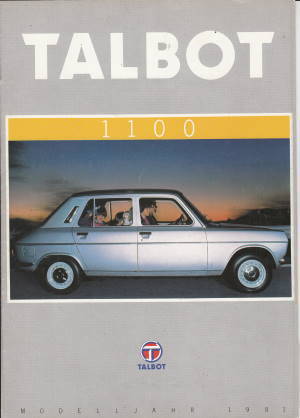 Oldtimer Talbot 1100