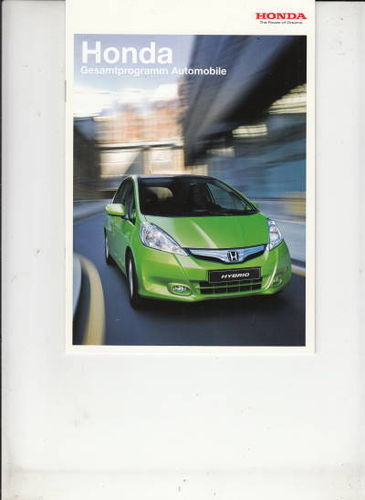 Honda Gesamt-Programm 2011