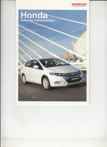 Honda Automobilprogramm 2009