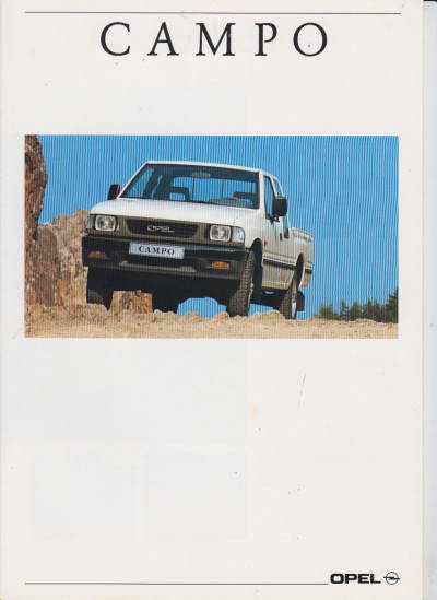 Leicht: Opel Campo 1991
