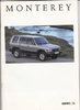 Opel Monterey Broschüre Prospekt 1996