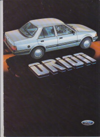 alter Prospekt Ford Orion Norwegen