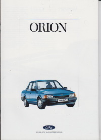 Übersichtlich: Ford Orion 1986