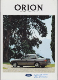Ford Orion 1991 MJ 1992
