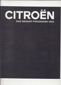 Fahrkultur: Citroen Programm 1992