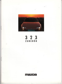 Zubehörkatalog Mazda 323 1995