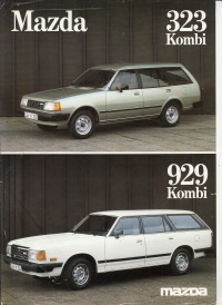Alter Prospekt Mazda 323 929 Kombi