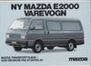 Ny Mazda E 2000 Varevogn