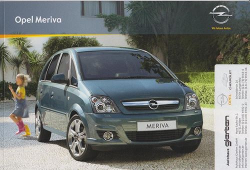 Kraftvoll: Opel Meriva 2009