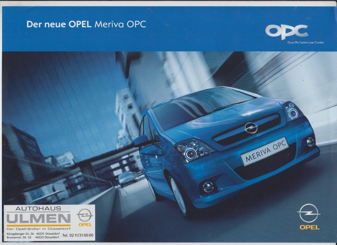 Dynamisch: Opel Meriva OPC 2005