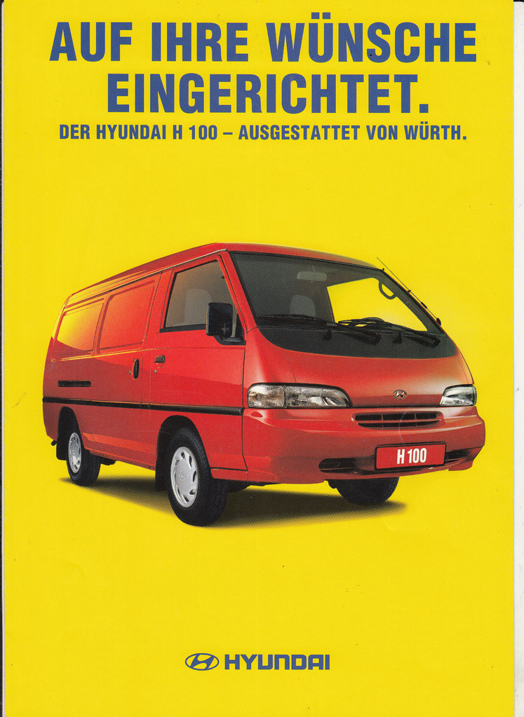 Hyundai  H 100 von Würth