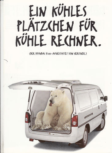 Kühl: Hyundai  H 100 Kerstner