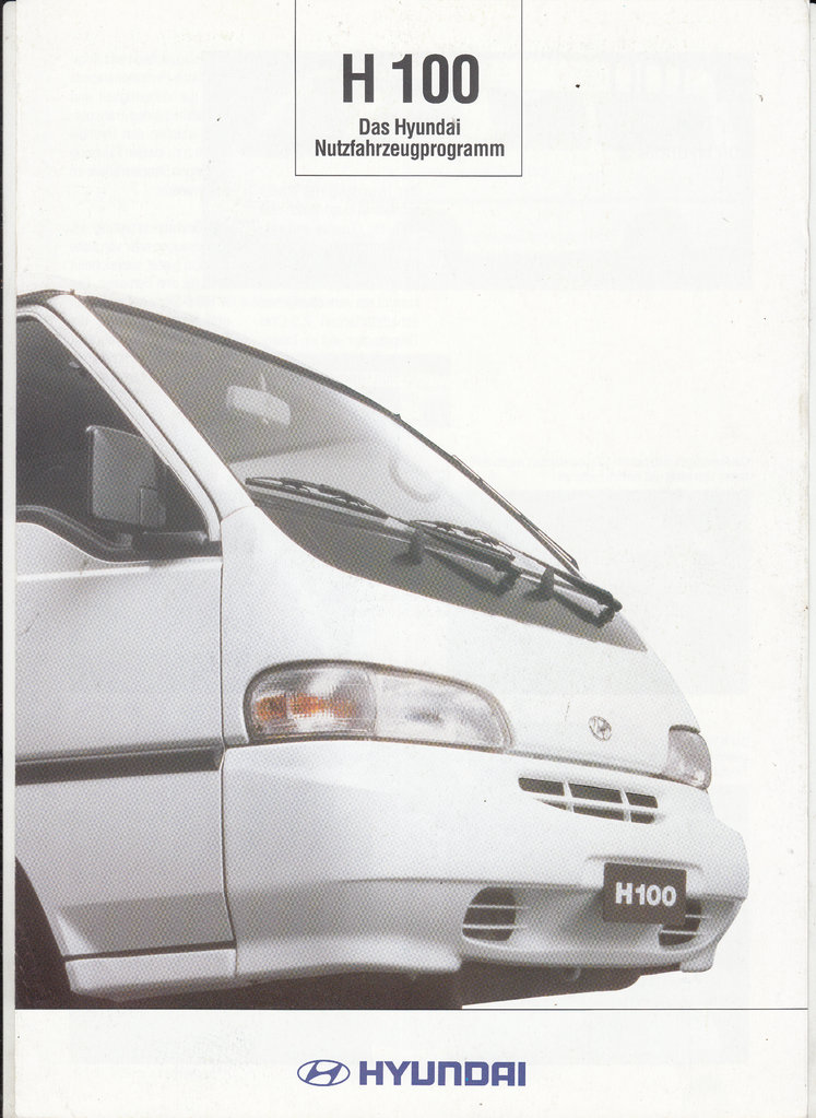 Der Transporter Hyundai  H 100 1995
