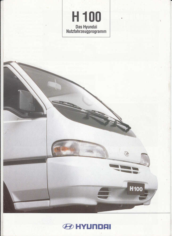Der Transporter Hyundai H 100 1995