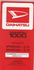 Preisliste Daihatsu 1000 Sparcar 5-1985