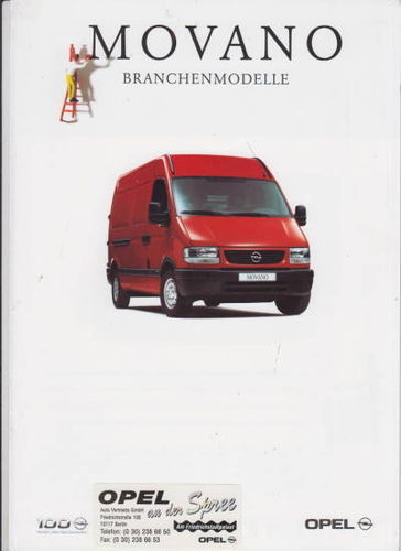 Offen: Opel Movano 1999