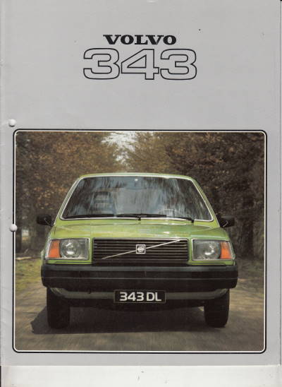 Volvo 343 alter Prospekt 1978