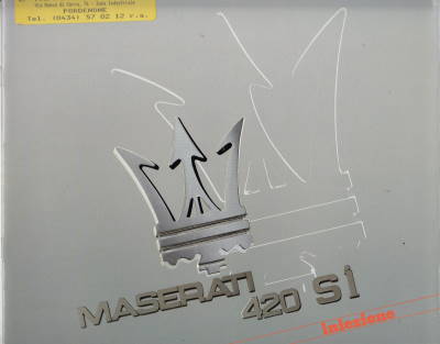 Temperamentvoll: Maserati 420 Si
