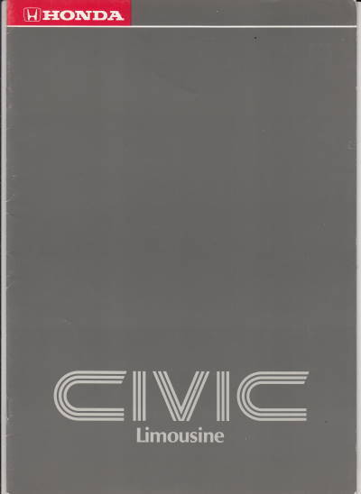 Honda Civic Autoprospekt zur Limousine