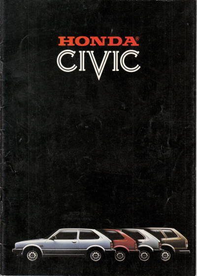 Prospekt Honda Civic Niederlande 1982