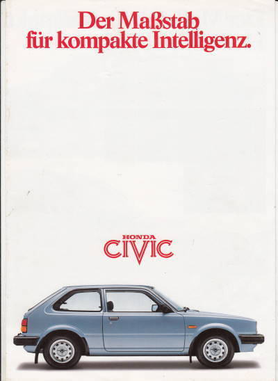 Prospekt kompakte Intelligenz: Honda Civic