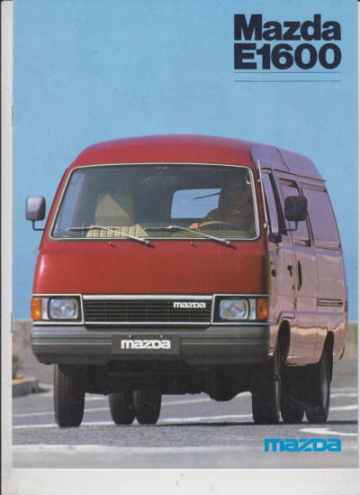 Mazda E 1600 KFZ- Prospekt Frankreich