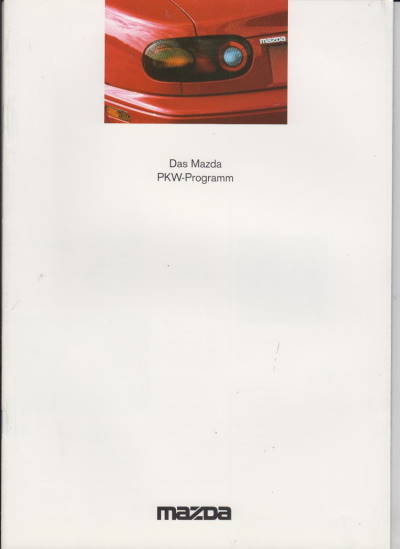 Mazda PKW Modelle des Jahres 1996